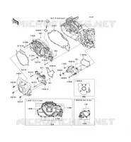 CARTER MOTEUR GAUCHE pour Kawasaki VN1700 VOYAGER ABS