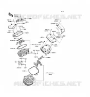COUVRE CULASSE pour Kawasaki VN1700 VOYAGER ABS