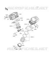 CYLINDRE/PISTON pour Kawasaki VN1700 VOYAGER ABS