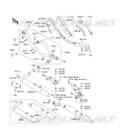 &Eacute;CHAPPEMENT pour Kawasaki VN1700 VOYAGER ABS