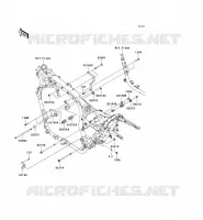 PIECE DE CADRE (COUVERTURE) pour Kawasaki VN1700 VOYAGER ABS
