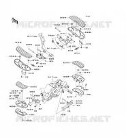 REPOSE PIED pour Kawasaki VN1700 VOYAGER ABS