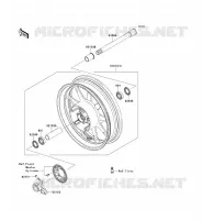 ROUE AVANT pour Kawasaki VN1700 VOYAGER ABS