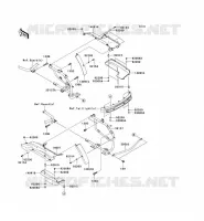 SACOCHES(SUPORT) pour Kawasaki VN1700 VOYAGER ABS