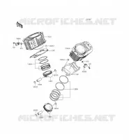 CYLINDRE/PISTON pour Kawasaki VULCAN 1700 VOYAGER ABS