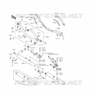 &Eacute;CHAPPEMENT pour Kawasaki VULCAN 1700 VOYAGER ABS