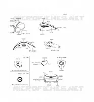 STICKER(GRAY/BLACK) pour Kawasaki VULCAN 1700 VOYAGER ABS