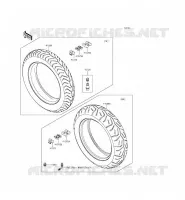Tires pour Kawasaki VULCAN 1700 VOYAGER ABS