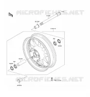 ROUE AVANT pour Kawasaki VN1700 NOMAD