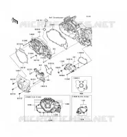 CARTER MOTEUR GAUCHE pour Kawasaki VN1700 CLASSIC