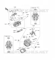CULASSE pour Kawasaki VN1700 CLASSIC
