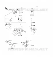 CONTACTEUR SERRURE/R&Eacute;FLECTEUR pour Kawasaki VN1700 CLASSIC
