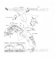 GARDE BOUE pour Kawasaki VN1700 CLASSIC