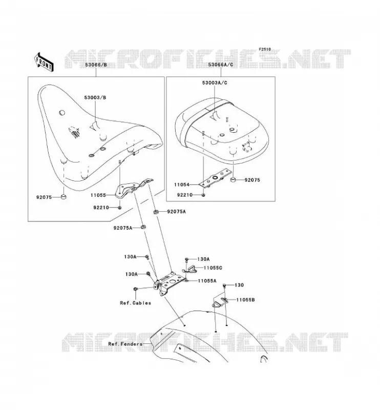 SELLE Kawasaki MOTOS 1700 2012 VN1700 CLASSIC  VN1700ECF