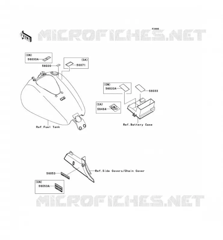 LABEL Kawasaki MOTOS 1700 2013 VN1700 CLASSIC  VN1700EDF