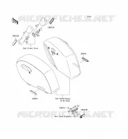 CATADIOPTRES pour Kawasaki VN1700 VAQUERO