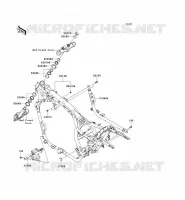 CH&Acirc;SSIS pour Kawasaki VN1700 VAQUERO