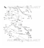 &Eacute;CHAPPEMENT pour Kawasaki VN1700 VAQUERO