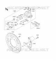 FREIN ARRIERE pour Kawasaki VN1700 VAQUERO