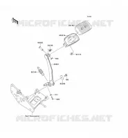 PEDALE DE FREIN/TORQUE LINK pour Kawasaki VN1700 VAQUERO