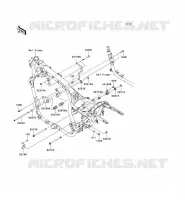 PIECE DE CADRE (COUVERTURE) pour Kawasaki VN1700 VAQUERO