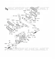 REPOSE PIED pour Kawasaki VN1700 VAQUERO