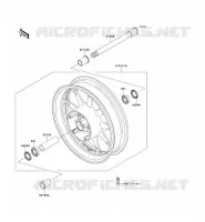 ROUE AVANT pour Kawasaki VN1700 VAQUERO