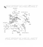 SACOCHES(SUPORT) pour Kawasaki VN1700 VAQUERO