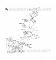 SUPPORT BATTERIE pour Kawasaki VN1700 VAQUERO