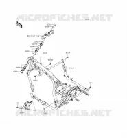 CH&Acirc;SSIS pour Kawasaki VULCAN 1700 VOYAGER CUSTOM ABS