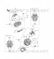 CULASSE pour Kawasaki VULCAN 1700 VOYAGER CUSTOM ABS
