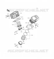 CYLINDRE/PISTON pour Kawasaki VULCAN 1700 VOYAGER CUSTOM ABS