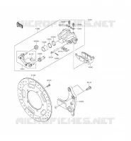 FREIN ARRIERE pour Kawasaki VULCAN 1700 VOYAGER CUSTOM ABS