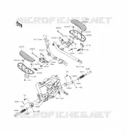 REPOSE PIED pour Kawasaki VULCAN 1700 VOYAGER CUSTOM ABS