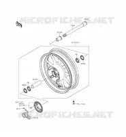 ROUE AVANT pour Kawasaki VULCAN 1700 VOYAGER CUSTOM ABS