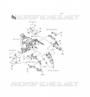 SACOCHES(SUPORT) pour Kawasaki VULCAN 1700 VOYAGER CUSTOM ABS