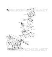 SUPPORT BATTERIE pour Kawasaki VULCAN 1700 VOYAGER CUSTOM ABS
