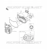 CARTER MOTEUR DROIT(S) pour Kawasaki VULCAN 1700 VOYAGER CUSTOM ABS