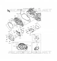 CARTER MOTEUR GAUCHE pour Kawasaki VULCAN 1700 VOYAGER CUSTOM ABS