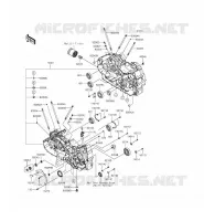CARTER MOTEUR(S) pour Kawasaki VULCAN 1700 VOYAGER CUSTOM ABS