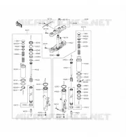 FOURCHE pour Kawasaki VULCAN 1700 VOYAGER CUSTOM ABS