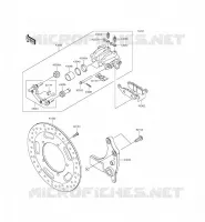 FREIN ARRIERE pour Kawasaki VULCAN 1700 VOYAGER CUSTOM ABS