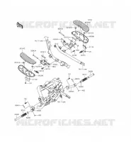 REPOSE PIED pour Kawasaki VULCAN 1700 VOYAGER CUSTOM ABS