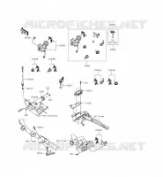 CONTACTEUR SERRURE/R&Eacute;FLECTEUR pour Kawasaki VULCAN 1700 VOYAGER CUSTOM ABS