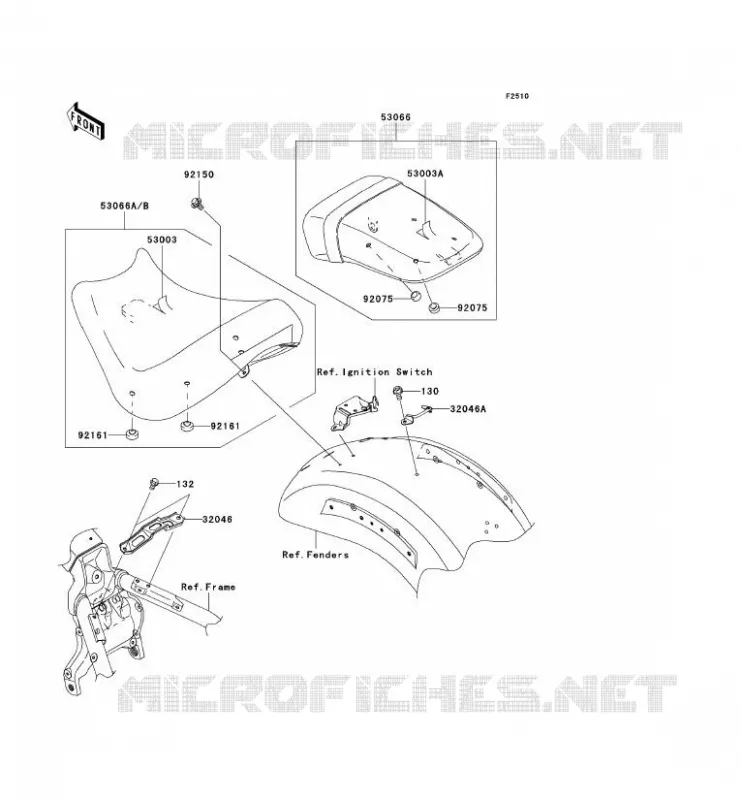 SELLE Kawasaki MOTOS 2000 2005 VN2000  VN2000-A2H