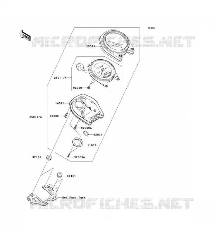 COMPTEURS Kawasaki MOTOS 2000 2007 VN2000  VN2000A7F