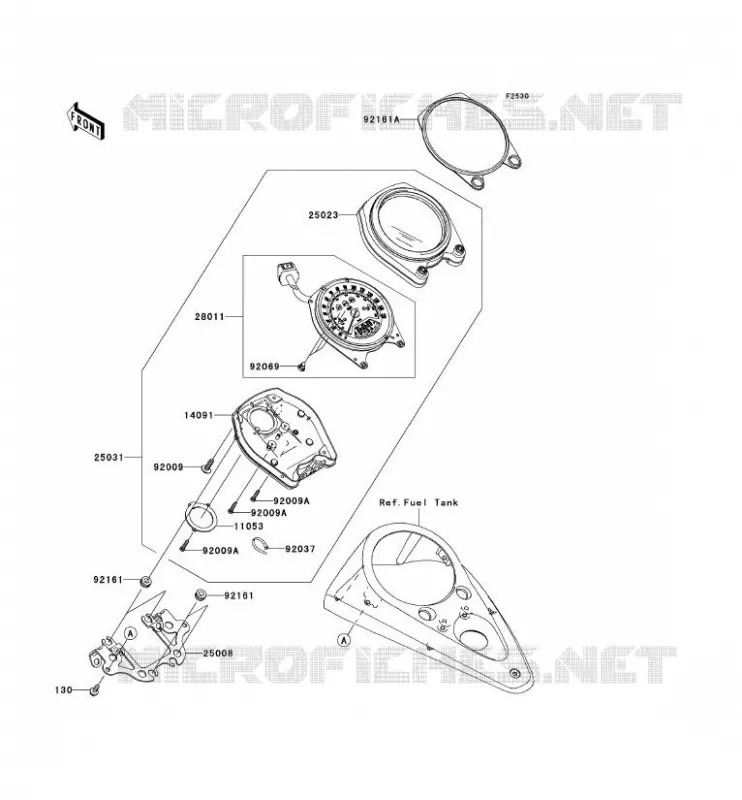 COMPTEURS Kawasaki MOTOS 2000 2007 VN2000 CLASSIC  VN2000E7F