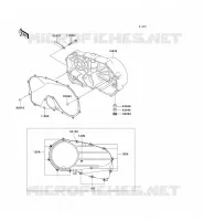 CARTER MOTEUR DROIT(S) pour Kawasaki VN CLASSIC