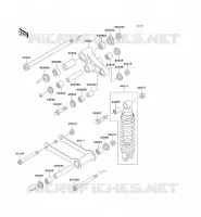 SUSPENSION/AMORTISSEUR pour Kawasaki VN CLASSIC