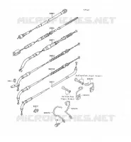 CABLES pour Kawasaki VN750